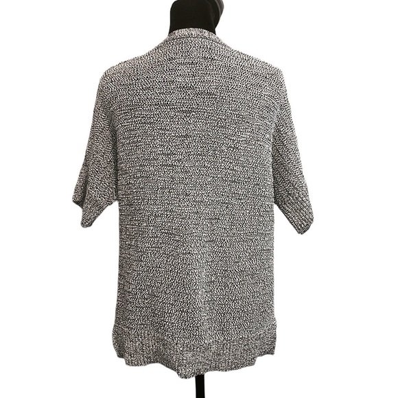 Tahari Knit Short Sleeve Open Front Cardigan Women's Size Large - Picture 3 of 8